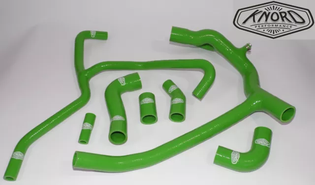Land Rover Discovery 2 Td5 7 Piece Silicone Coolant Hose Set Green