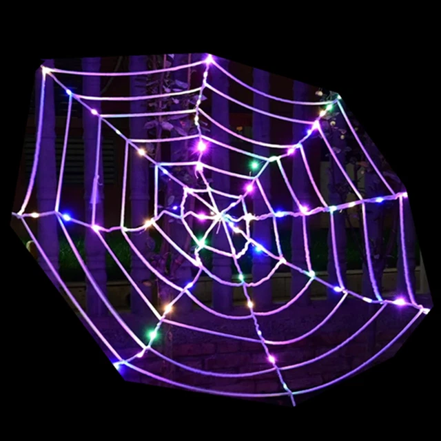 HALLOWEEN SPIDER Lights Light Up CobParty Haunted House
