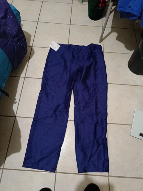 1645 400 Pantalon unisexe en tissu mixte résistant Noir Taille 2XL