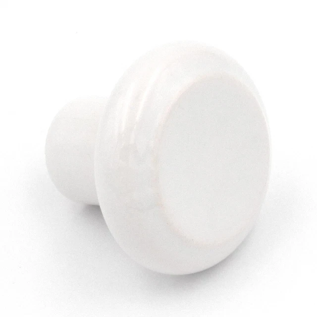 Bouton céramique blanche Amerock 1 3/8" BP1323-W 2