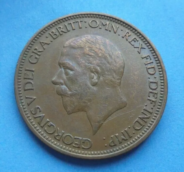 1936 George V., Halfpenny, as shown. 2