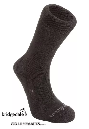 Bridgedale Essential Kit Trailblaze Long Socks, Military Spec BLACK