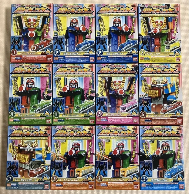 Power Rangers Toqer POWER RANGERS RESSHA Sentai ToQger Minipla SuperToQoh Rainbow Clear ...