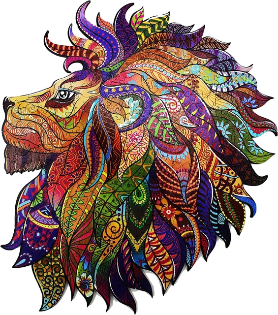 Jigsaw Wooden Puzzles Animal Shape Gift Adult Kid Toy 150 Pieces Educational