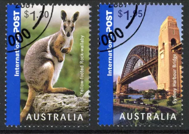 Australia SG2816/7 2007 International Post Country to Coast Set Fine Used
