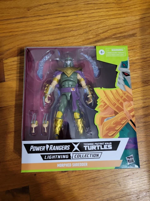 Power Rangers X TMNT Lightning Collection Morphed Shredder Green Ranger MMPR NIB