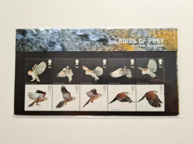 2002 "Birds Of Prey" Pk 343, Royal Mail Mint Stamps In Presentation Pack