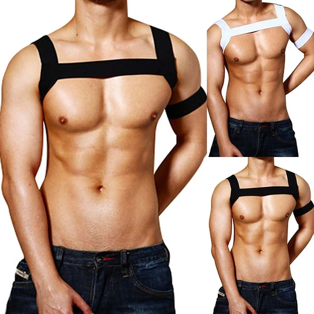 Cou Élastique Bretelles Épaule Corps Muscle Poitrine Harnais Polyamide Tissu
