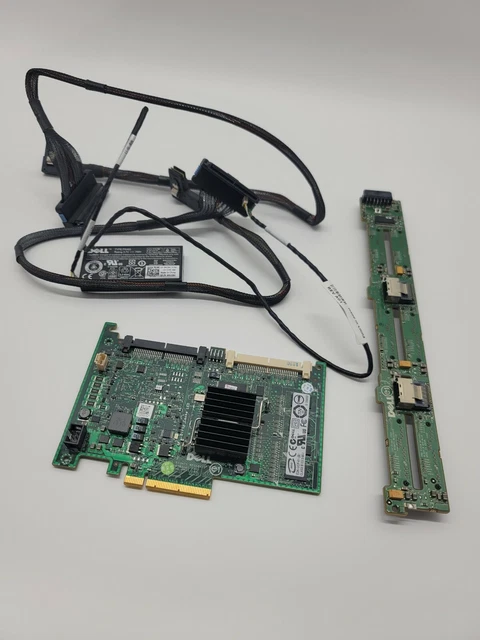 Dell PowerEdge R710 2950 2970 PERC 6i SAS RAID Controller + Battery + Backplane