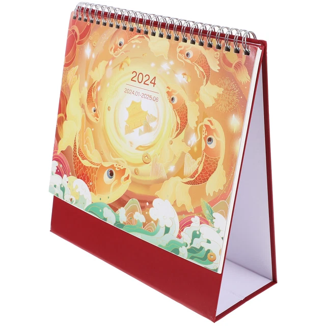 TABLETOP DESK CALENDAR 2024 Calendar 2024 Desk Calendar for Table