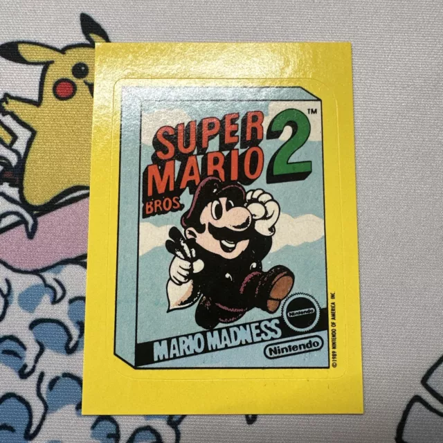 1989 Nintendo Super Mario Bros. 2 Topps geheime Tippkarte #1