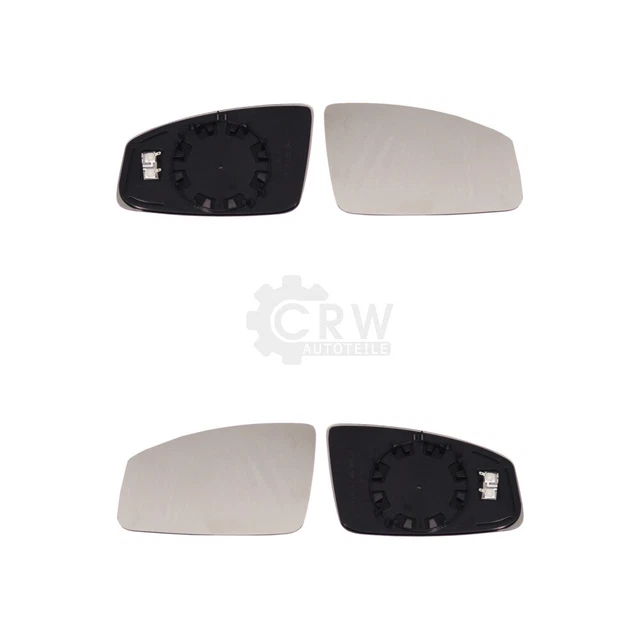 Espejo Lateral Plano Derecho De Cristal Para Puerta De Vauxhall Astra H (2004-2008) - Fácil Instalación Adhesiva