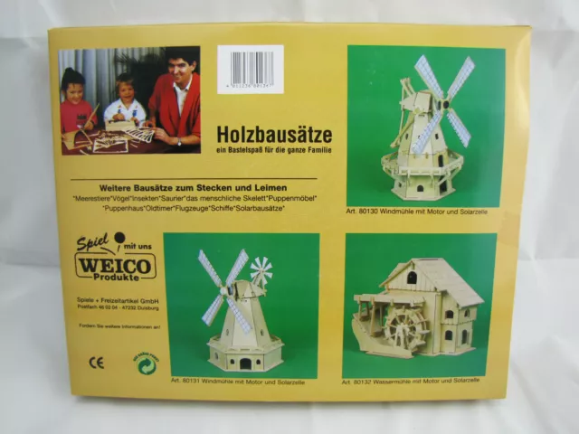 Weiko 1:50 80136 Solarholzbausatz Alpha Helikopter A 003 - 3D Puzzle Holz 2