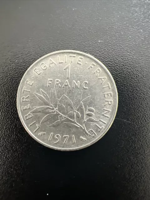 Münze - 1 Franc von 1971, Frankreich 🇫🇷 (B302)