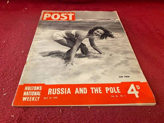 Picture Post Magazine 19/7/1947 Julien Duvivier's Anna Karenina, Josephine Baker