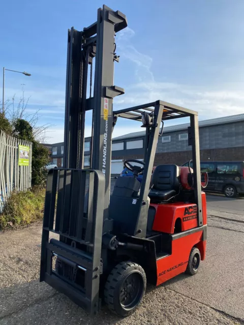 Compact Nissan 1.5t Gas Forklift Hire-£59.99pw Buy-£6995 HP-£53.50pw AH1511 2