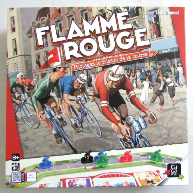 Jeu de société Flamme Rouge Gigamic Partagez le frisson de la course Complet TBE