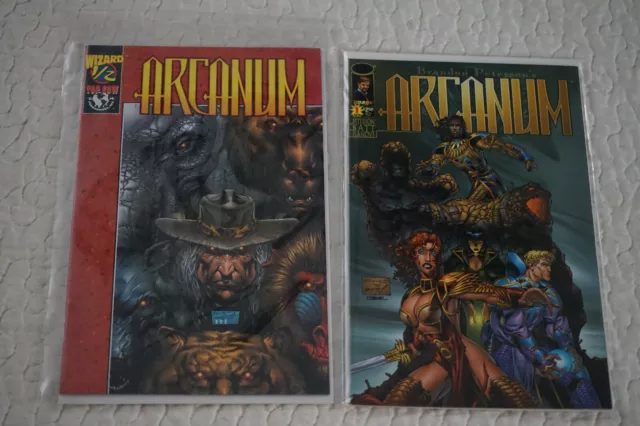 Arcanum #1/2 w/COA * Wizard & Top Cow (1997) + Arcanum #1 VF/NM condition