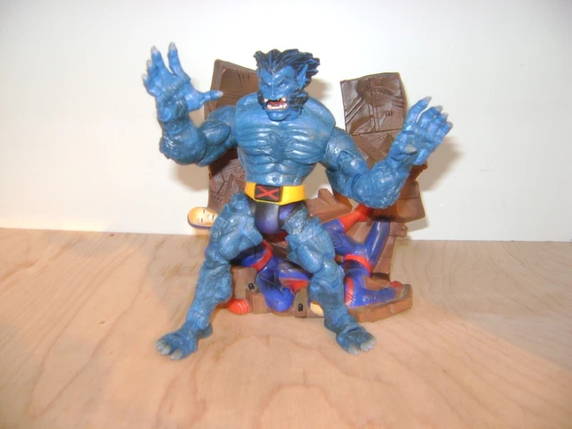 Vintage Marvel Legends Beast Action Figure & Stand