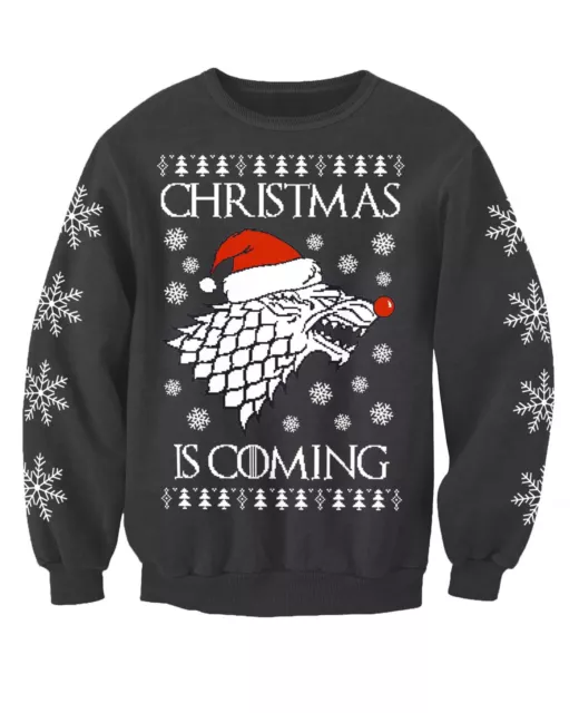 Game Of Thrones Inspired Adults Novelty Christmas Jumper Sweatshirt