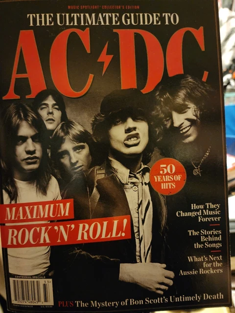 THE ULTIMATE GUIDE To AC/DC Magazine 2023 ~ 50 ans de succès ~ Max Rock ...