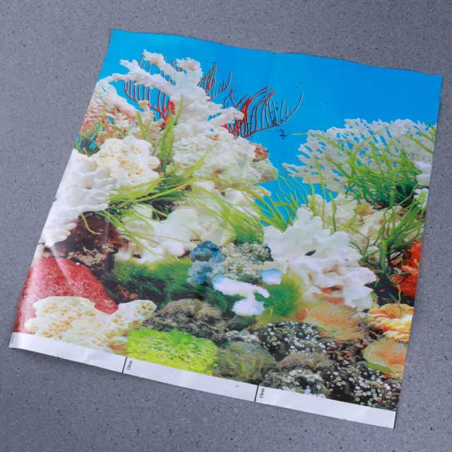 3 D Fond D'écran Réaliste Papier Peint Autocollant Décorations D'aquarium