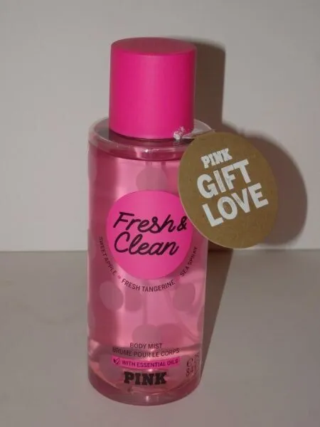 Victoria's Secret VS PINK Fresh & Clean Fragrance Body Mist Perfume Spray New