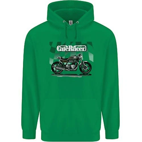 Felpa con cappuccio Cafe Racer moto motociclista bambini bambini 10