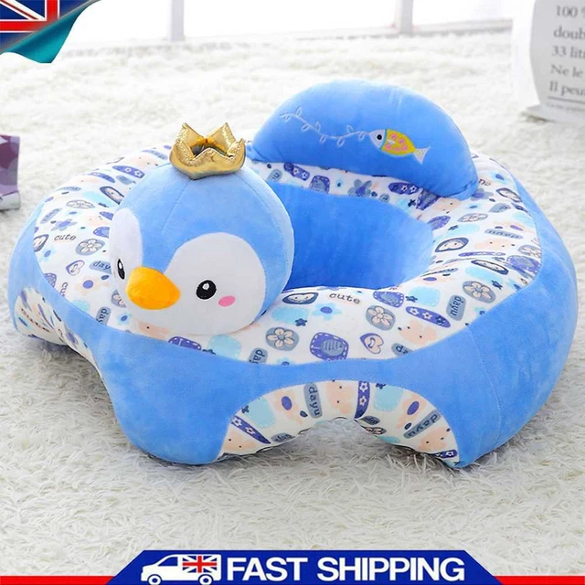 Cartoon Baby Arm Chair Washable No Filler Baby Sofa Cover Soft for Children Gift