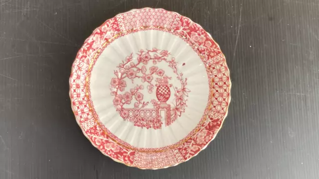 Ancienne Petite Assiette Luneville  Dentelle  Rose