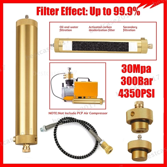 OILWATER SEPARATOR 30MPA Air Filter for PCP Compressor Pump Scuba