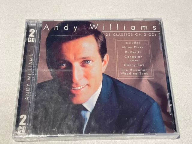 Andy Williams - 28 Classics - 2 CD's Album - 2012 Play 24-7 - NEW & SEALED