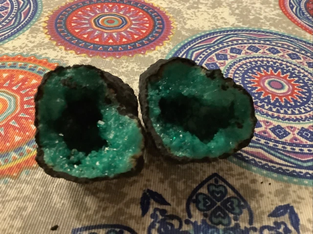 Quarz Druse Geode Marokko Grün