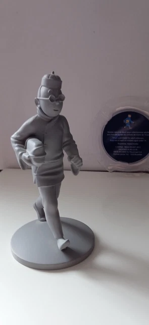 Figurine statue 12 Cm TINTIN monochrome en polyrésine