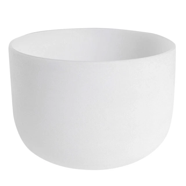 ENERGYSOUND Bol Chantant Cristal 432 Hz - Quartz Pur 20cm - Thérapie Sonore, Yoga, Méditation - Bleu Gorge Chakra