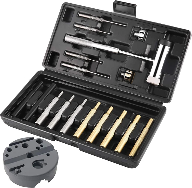 Gun Punch Set Hammer Bench Block Gunsmith Firearm Gun Rifle Handgun Maintenance