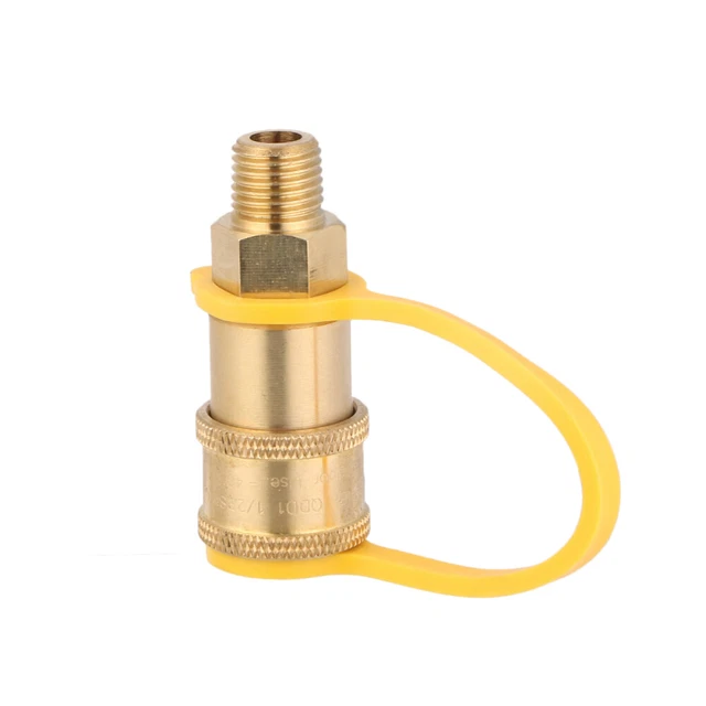CONNECT/DISCONNECT METHOD PROPANE Shutoff Connector Safety Valve Picnic ...