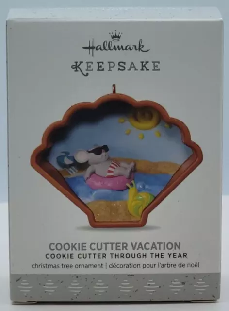 Hallmark Keepsake 2017 Cookie Cutter Vacation Ornament New In Box!