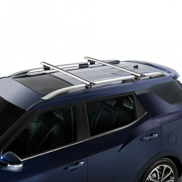 Paire De Barres De Toit NORDRIVE N15045 Yuro Aluminium 120cm - Fabriquées En Italie