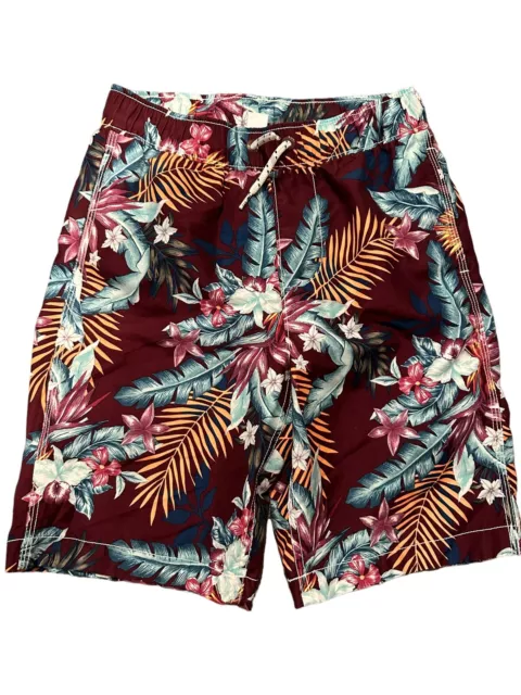 Gap Kids Boys Size L Hawaiian Swim Trunks Board Shorts Mesh