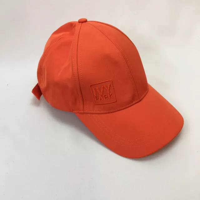 Ivy Park Orange Baseball Cap One Size Adjustable B40