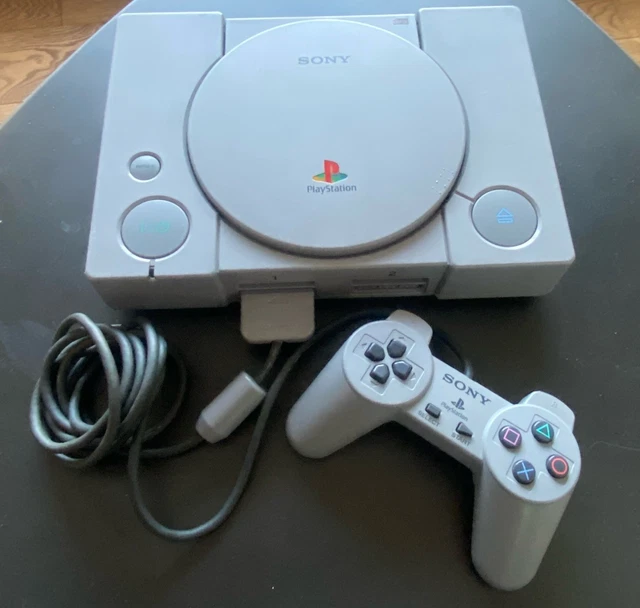 Console Sony PlayStation 1 (PS1) Testée, Avec Câbles Et Manette, Jeux PAL
