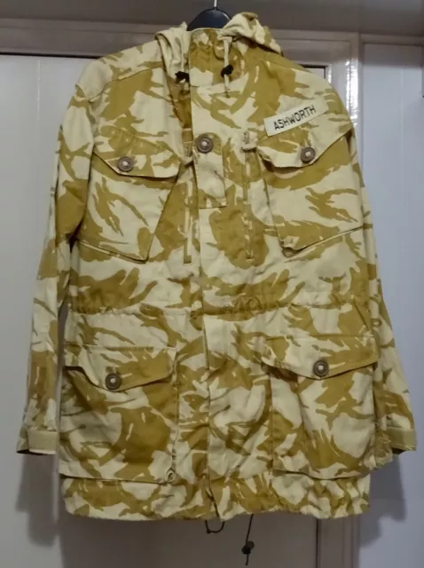 GENUINE BRITISH ARMY Desert Smock Camouflage Jacket Forces Windproof ...