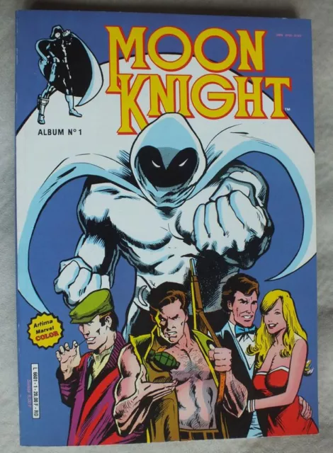 Album MOON KNIGHT n°1  Vengeur de l'ombre - Recueil des n°1 et n°2 - Arédit 1986