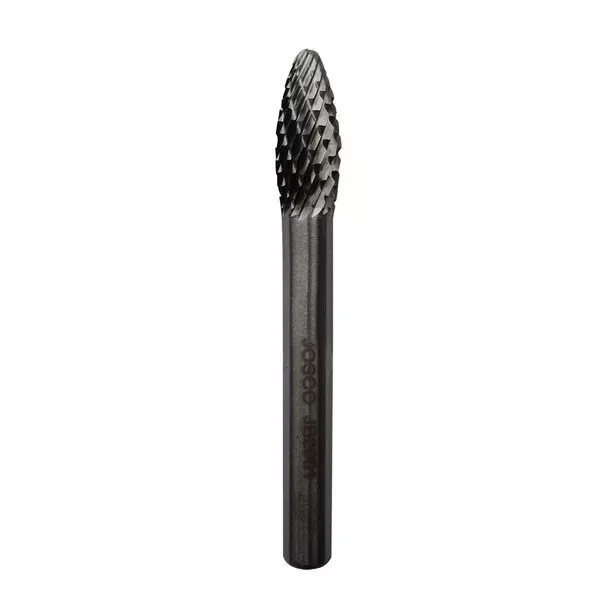 Josco 8 X 19Mm 1/4Inch Shank Flame Diamond Cut Carbide Burr - Australia Brand