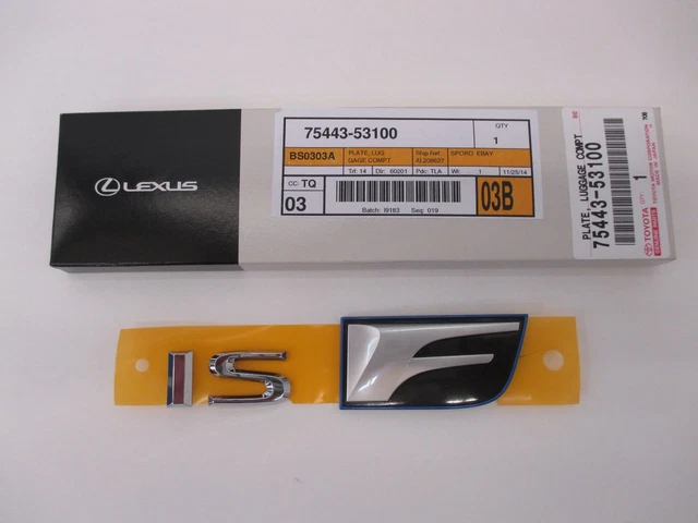 LEXUS OEM FACTORY REAR BUMPER APPLIQUE 2006-2013 IS350 LEXUS OEM FACTORY REAR BUMPER APPLIQUE 2006-2013 IS350