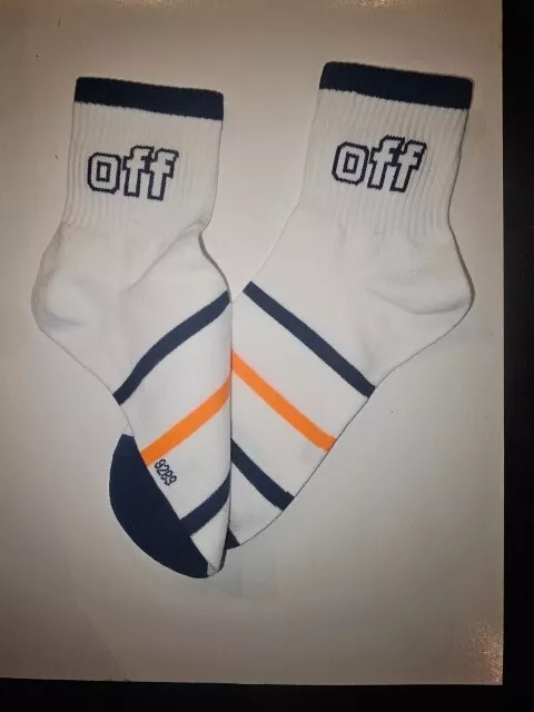 OFF-WHITE c/o VIRGIL ABLOH Crew Socks One Size FREE SHIPPING