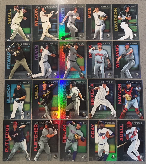 2020 Bowman Platinum Prospect Lot (20) Jo Adell, Casey Mize & More!