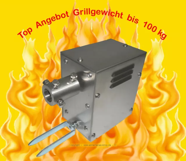 Grillmotor 230V AC Wechselstr. Getriebemotor 2,1 U/min, Drehmoment ca.30 Nm