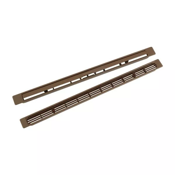 Flush Fitting Trickle Vent 300mm Brown Fits all timber windows
